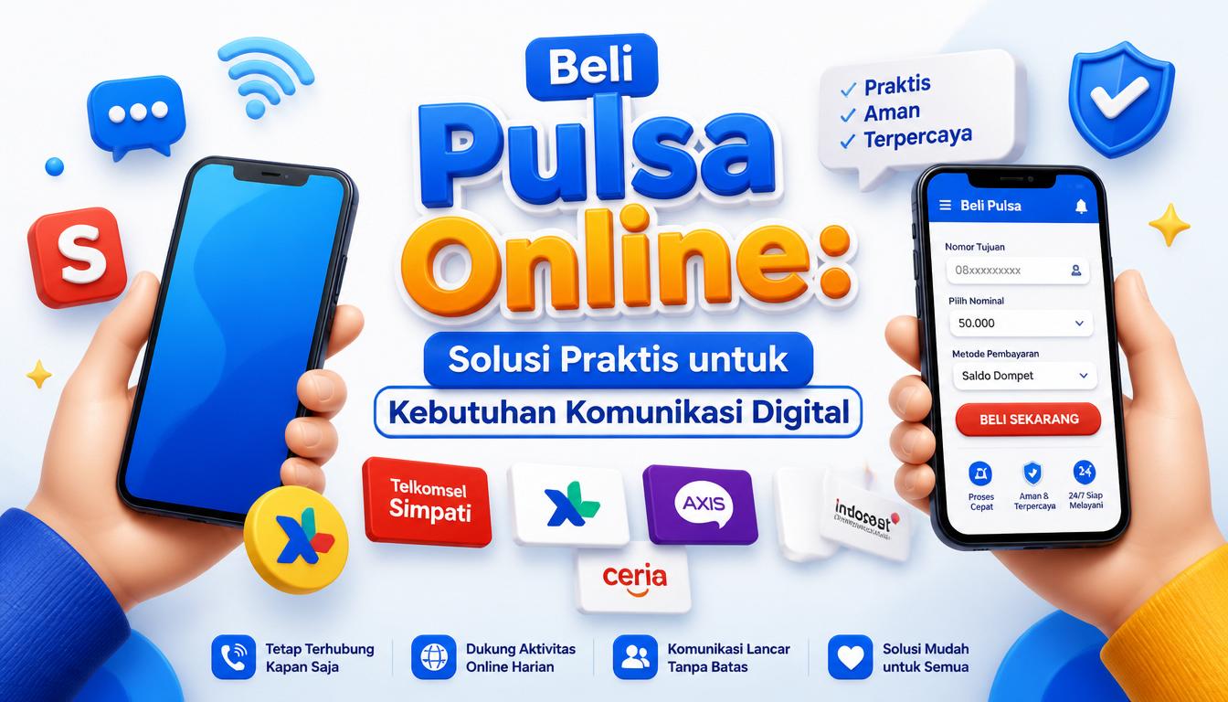 Beli Pulsa Online Solusi Praktis untuk Kebutuhan Komunikasi Digital