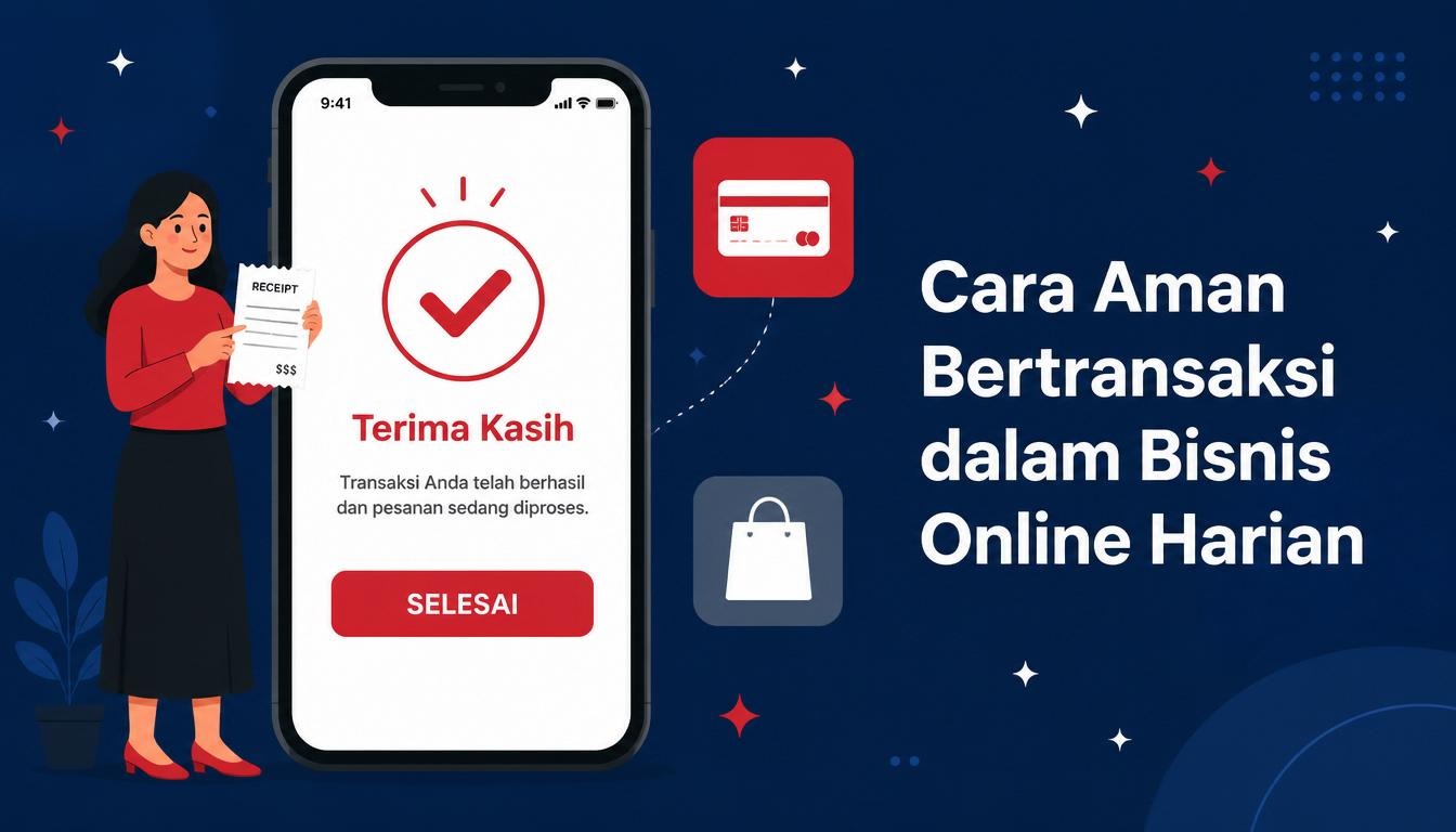 Cara Aman Bertransaksi dalam Bisnis Online Harian