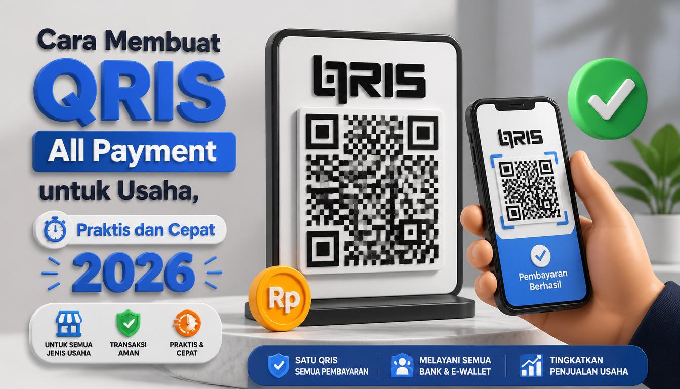 Cara Membuat QRIS All Payment untuk Usaha, Praktis dan Cepat