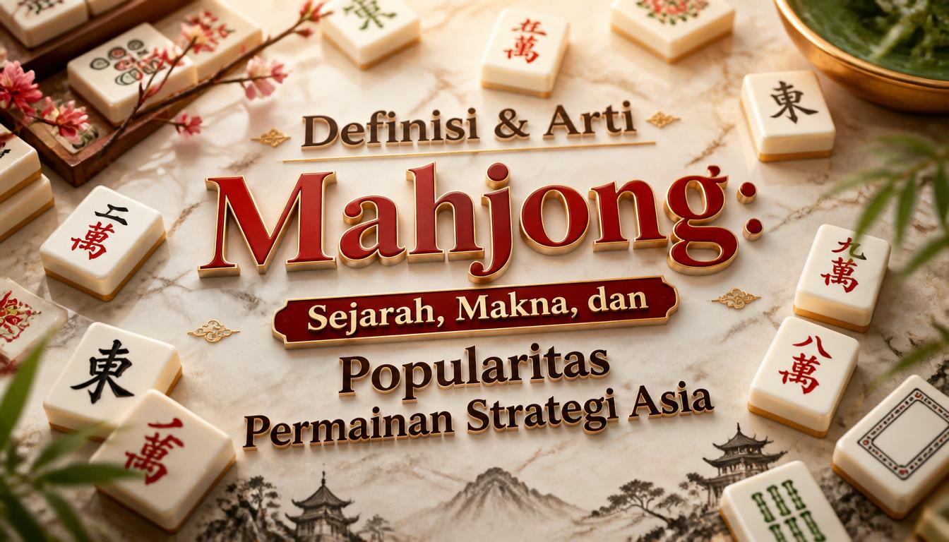 Definisi & Arti Mahjong Sejarah, Makna, dan Popularitas Permainan Strategi Asia