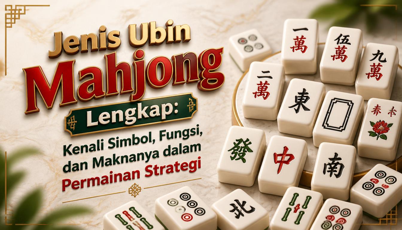 Jenis Ubin Mahjong Lengkap Kenali Simbol, Fungsi, dan Maknanya dalam Permainan Strategi