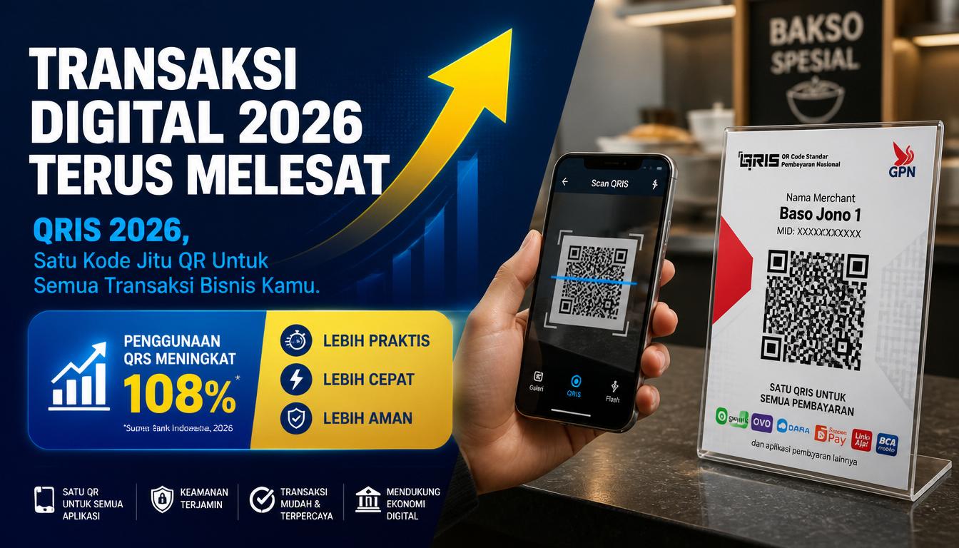 QRIS 2026 , Satu Kode Jitu QR Untuk Semua Transaksi Bisnis Kamu