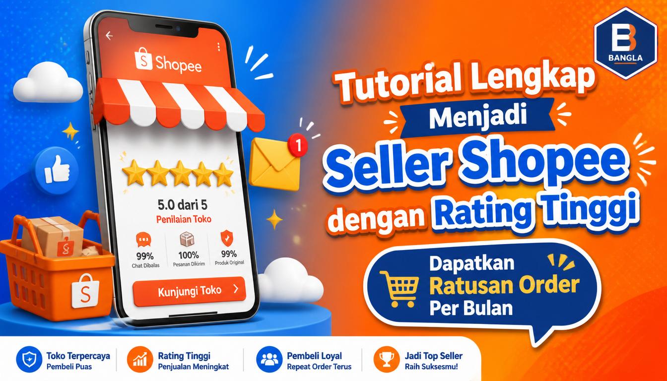 Tutorial Lengkap Menjadi Seller Shopee dengan Rating Tinggi