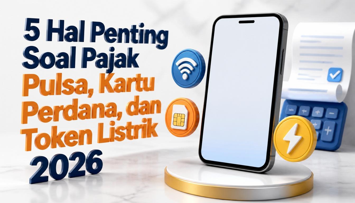 5 Hal Penting Soal Pajak Pulsa, Kartu Perdana, dan Token Listrik
