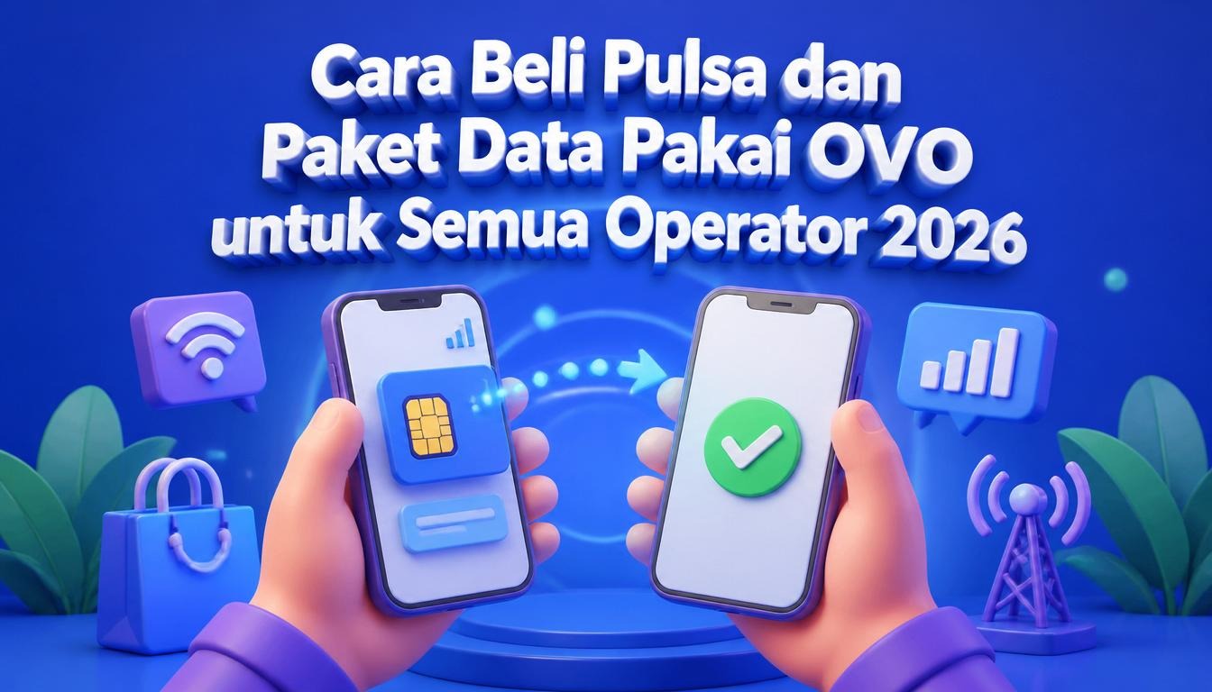 Cara Beli Pulsa dan Paket Data Pakai OVO untuk Semua Operator 2026