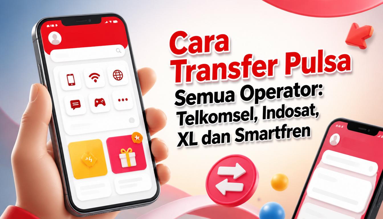 Cara Transfer Pulsa Semua Operator: Telkomsel, Indosat, XL dan Smartfren