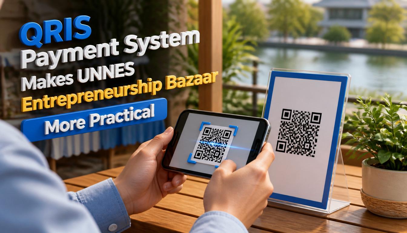 QRIS Payment System Makes UNNES Entrepreneurship Bazaar More Practical