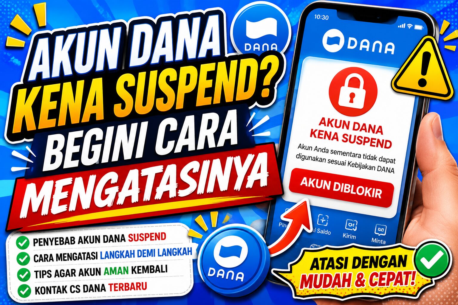 Akun DANA Kena Suspend