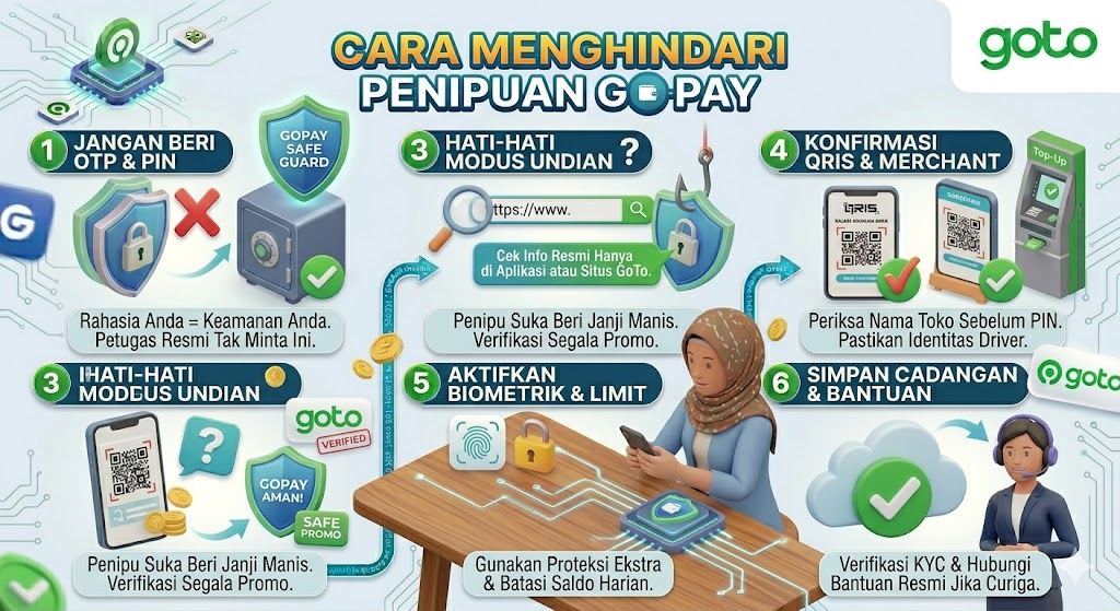Cara Menghindari Penipuan saat Memakai GoPay