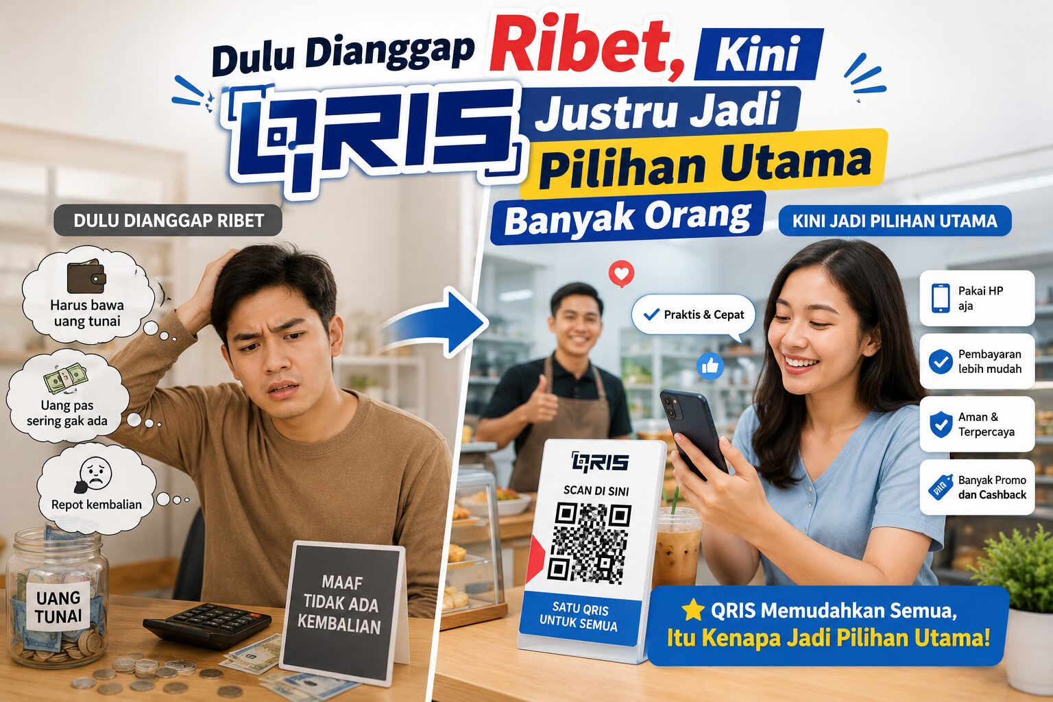 Dulu Dianggap Ribet, Kini QRIS Justru Jadi Pilihan Utama Banyak Orang