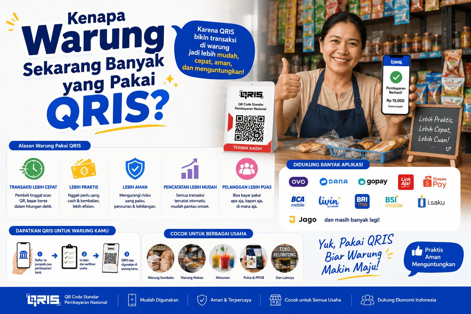 Kenapa Warung Sekarang Banyak yang Pakai QRIS?