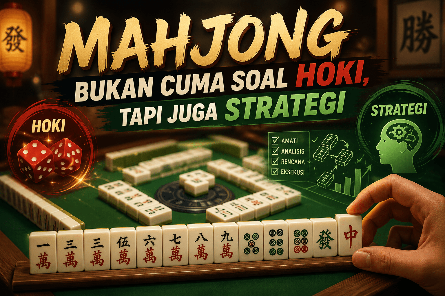 Mahjong Bukan Cuma Soal Hoki, Tapi Juga Strategi